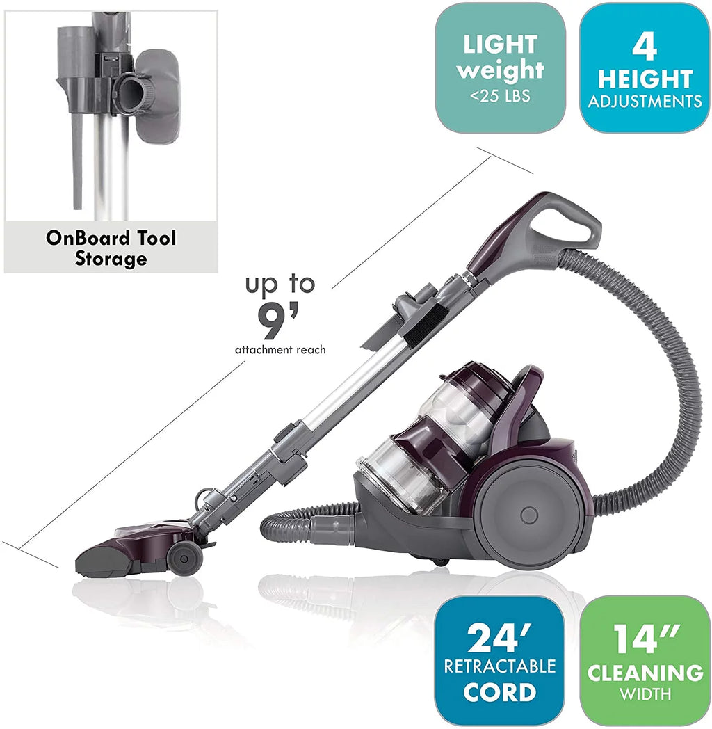 Bagless Compact Lightweight Canister Vacuum Cleaner G621