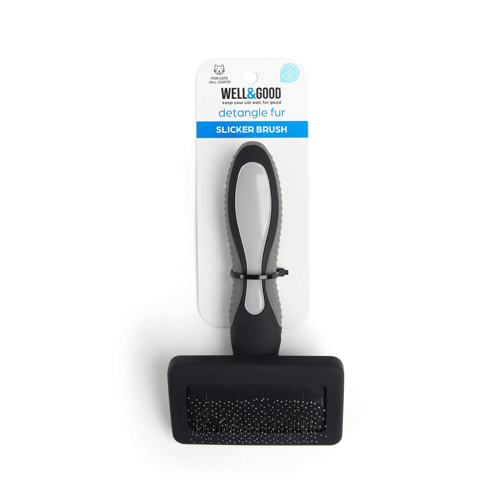 Black Cushion Slicker Cat Brush X816