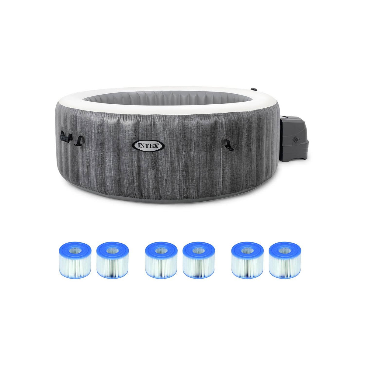 6 Person Hot Tub with Filter Cartridges E471216