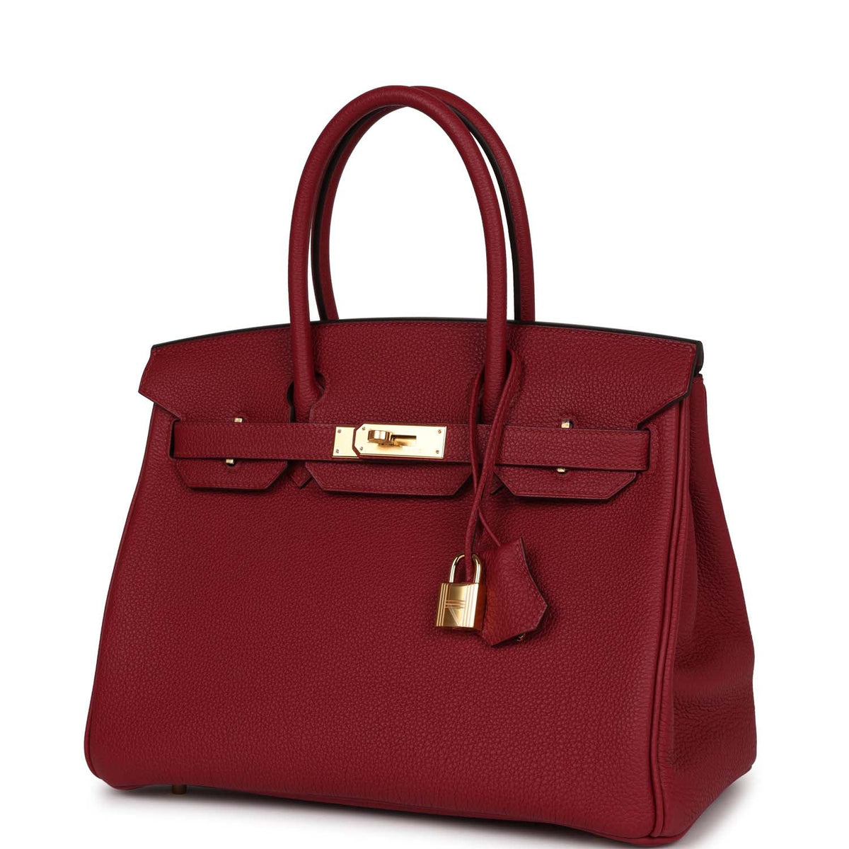 Rouge Grenat Togo Leather Bag X231041
