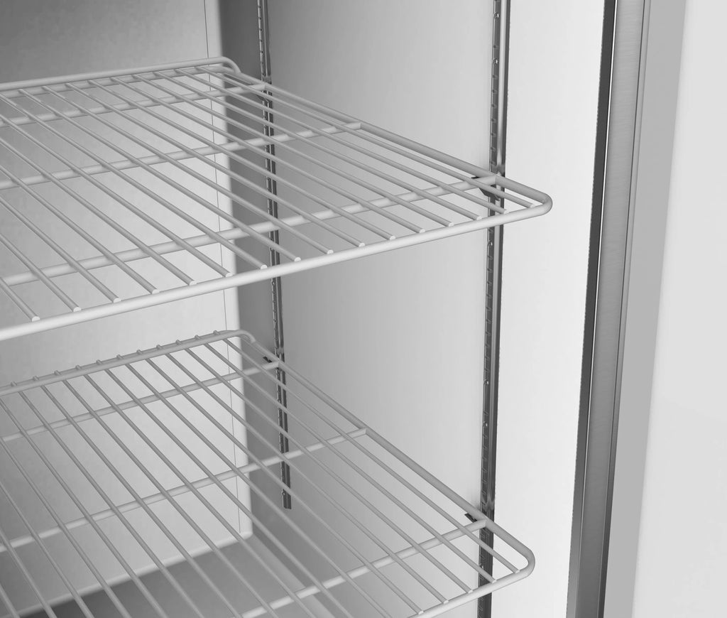 54 in Two Door Stainless Steel Reach-in Refrigerator Cooler 47 Cu. ft. T122