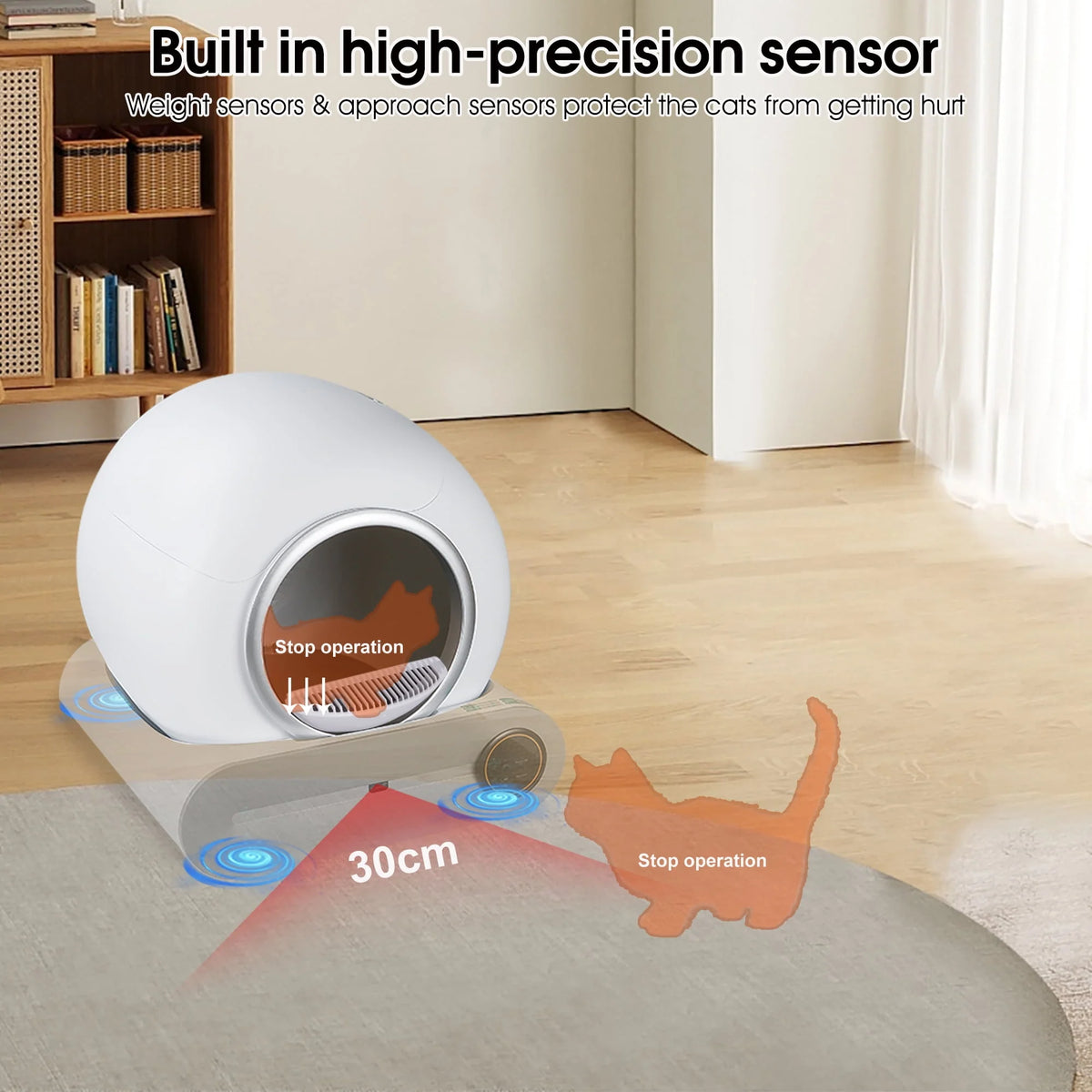 Automatic Self Cleaning Cat Litter Box Q872
