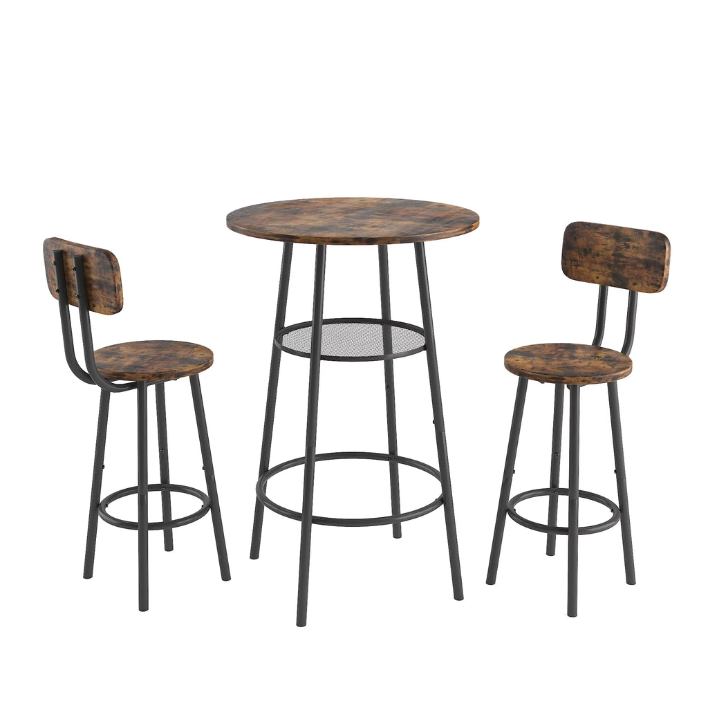 Bar Table with 2 Bar Stools A571028