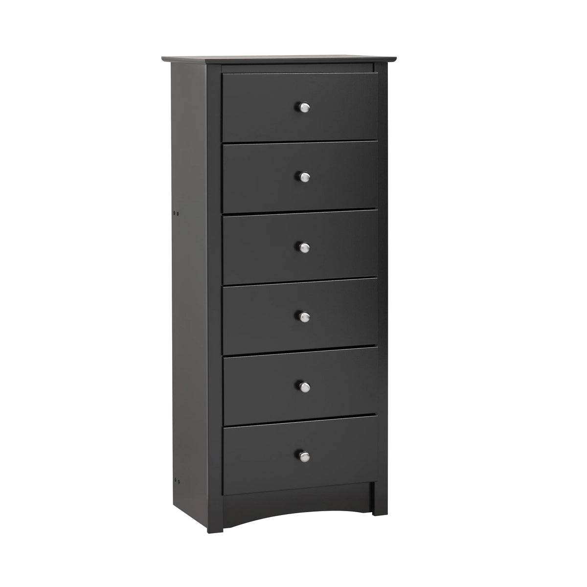 Black 6 Drawer Wooden Dresser K1948