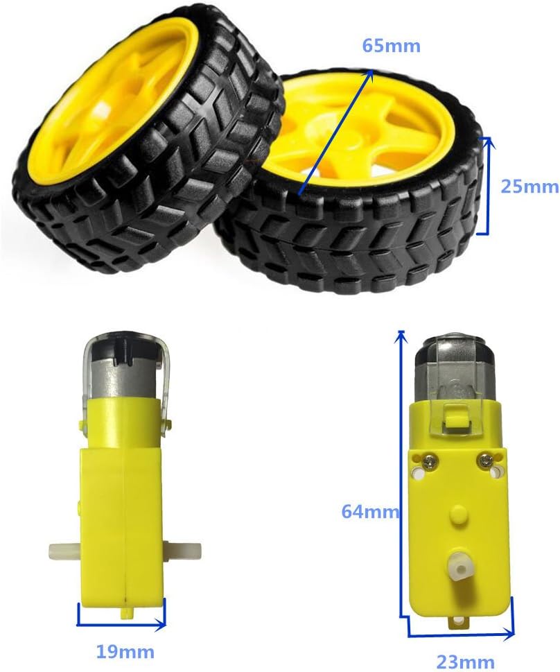 Motor Drive Controller Module and Smart Car Tire with DC Motor L510