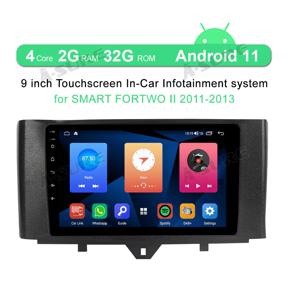 Android 11 GPS Car Stereo Radio IPS B8209