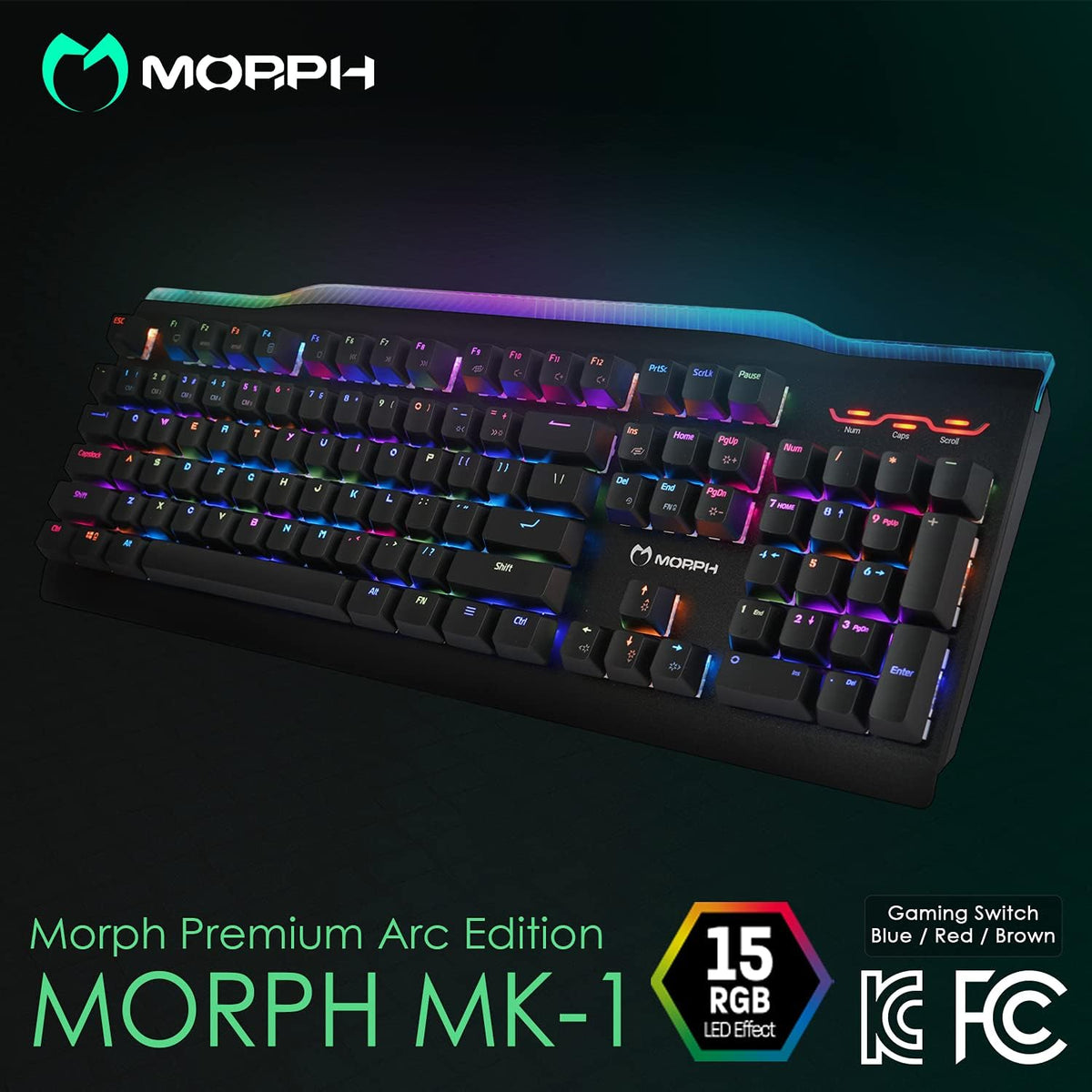 USB Wired RGB Mechanical Gaming Keyboard M2461