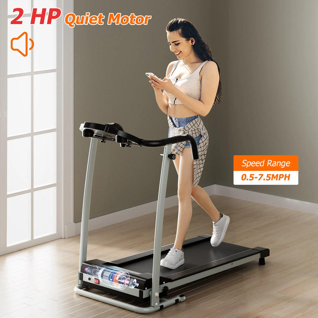 2 HP Folding Treadmill Black G49087