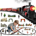 Electric Alloy Train Toy with Sound, Lights and Smoke N129