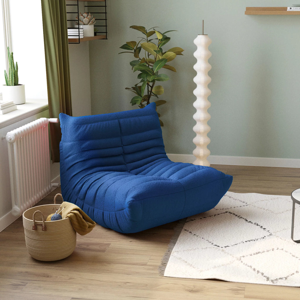 Blue Foam Single Seat Sofa Z2296