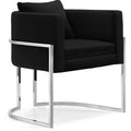 Black Velvet Accent Chair L719728