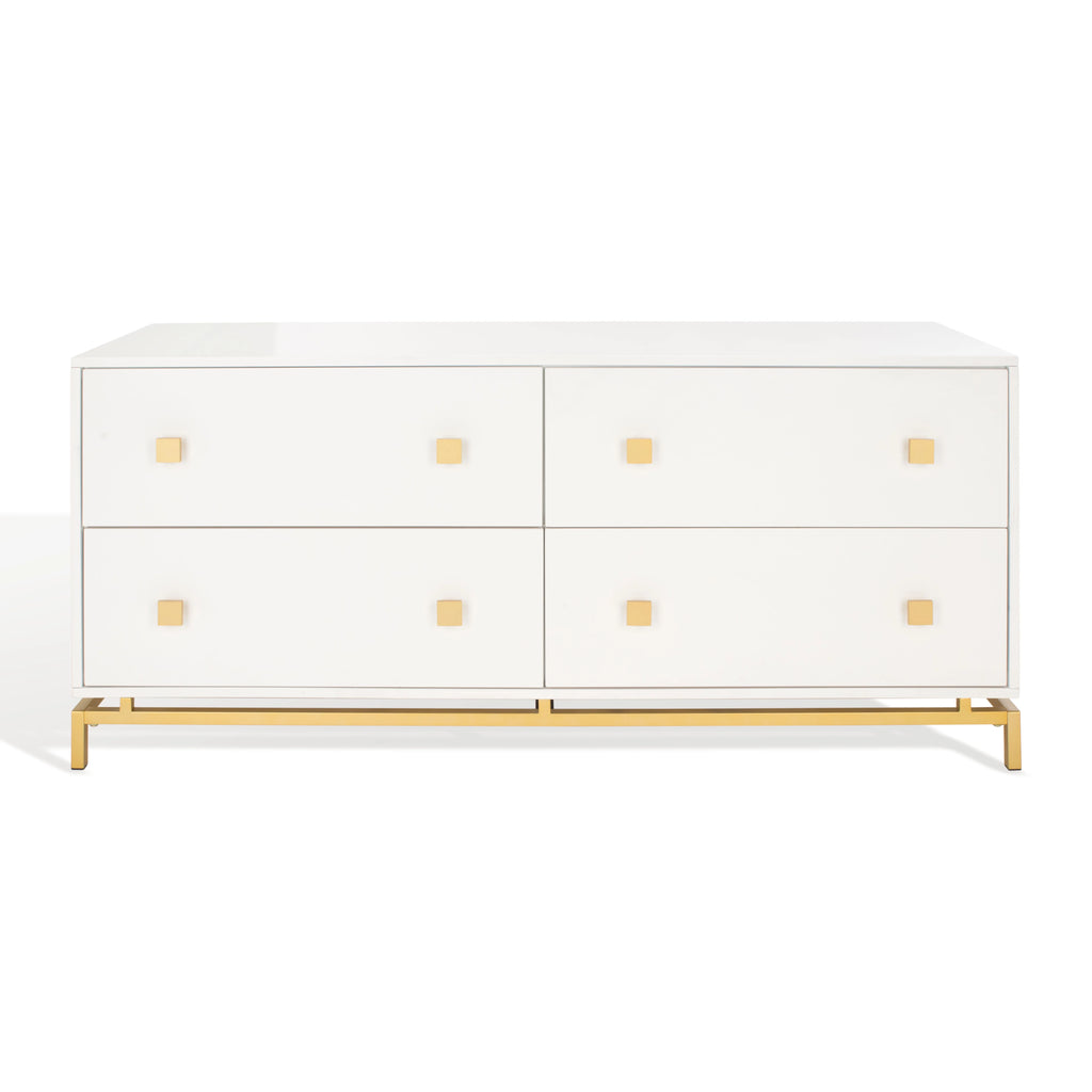 White 4-Drawer Dresser O198806