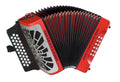 Red Diatonic Accordion E391491
