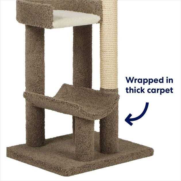 69-in Real Carpet Wooden Cat Tree C515401