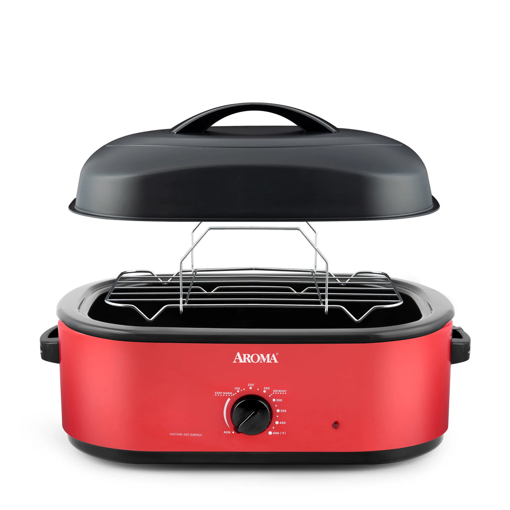 18Qt. Roaster Oven with High-Dome Lid, Black Y9639