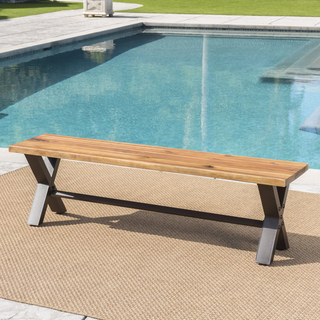 Acacia Wood Dining Bench E52911