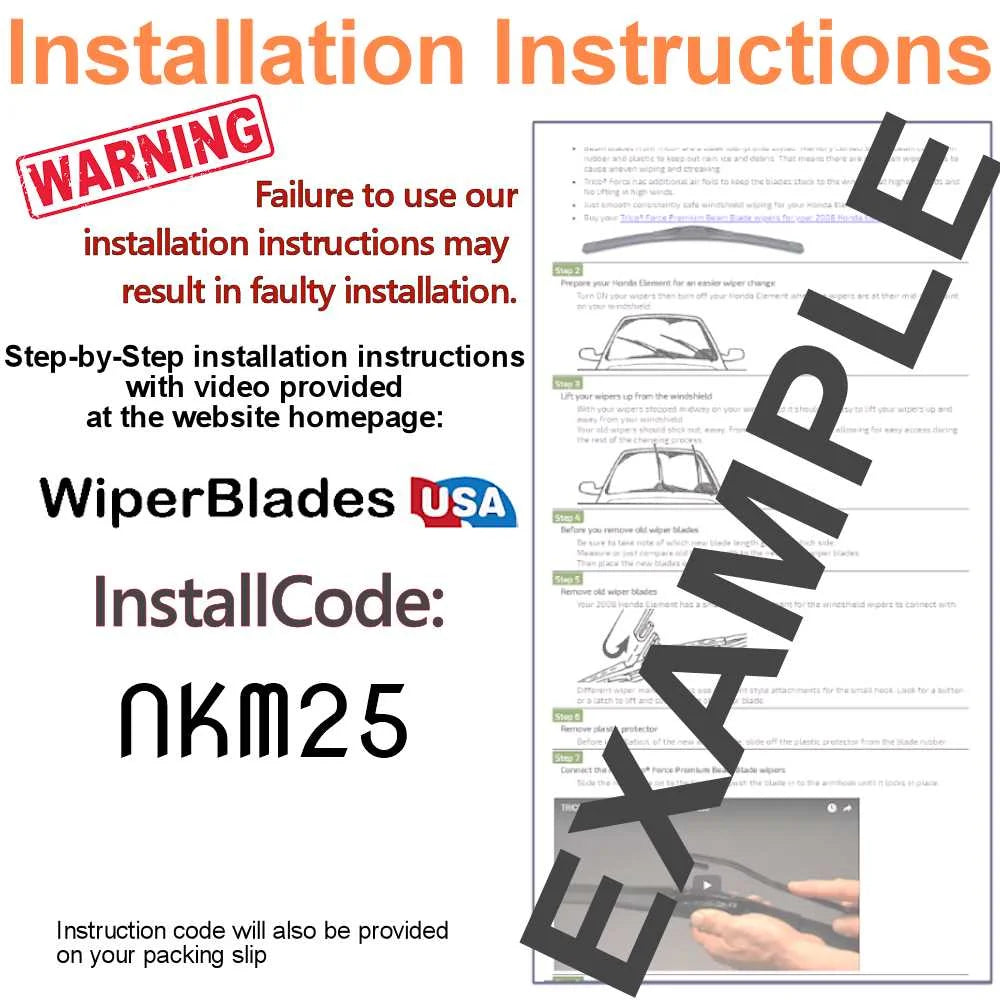 Wipers Set of 3 with Rear Wiper F906623