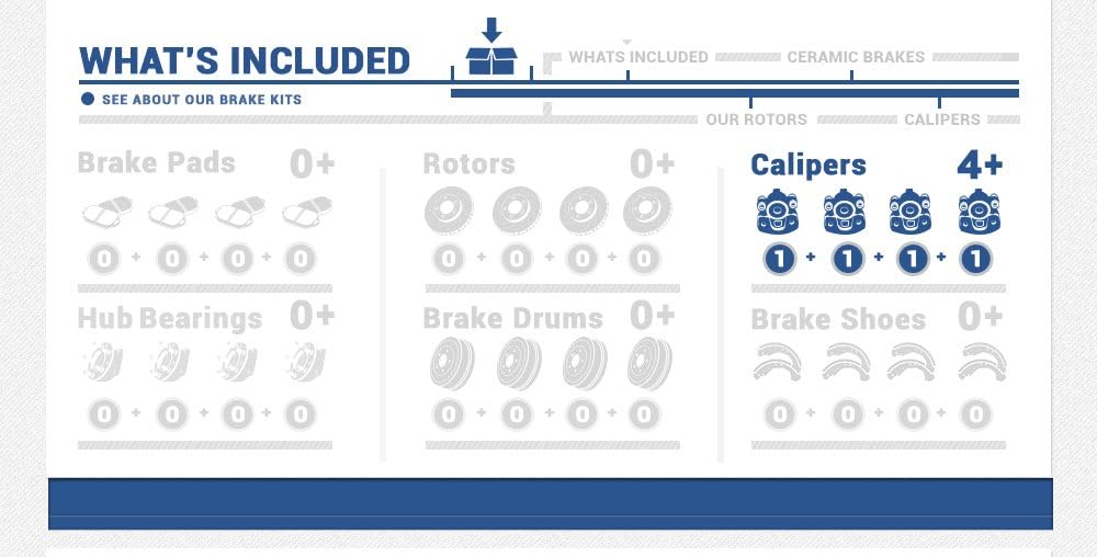 Semi-Loaded OE Caliper Assembly Set O489