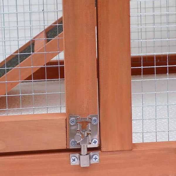 Wooden Chicken Coop with Run J471699