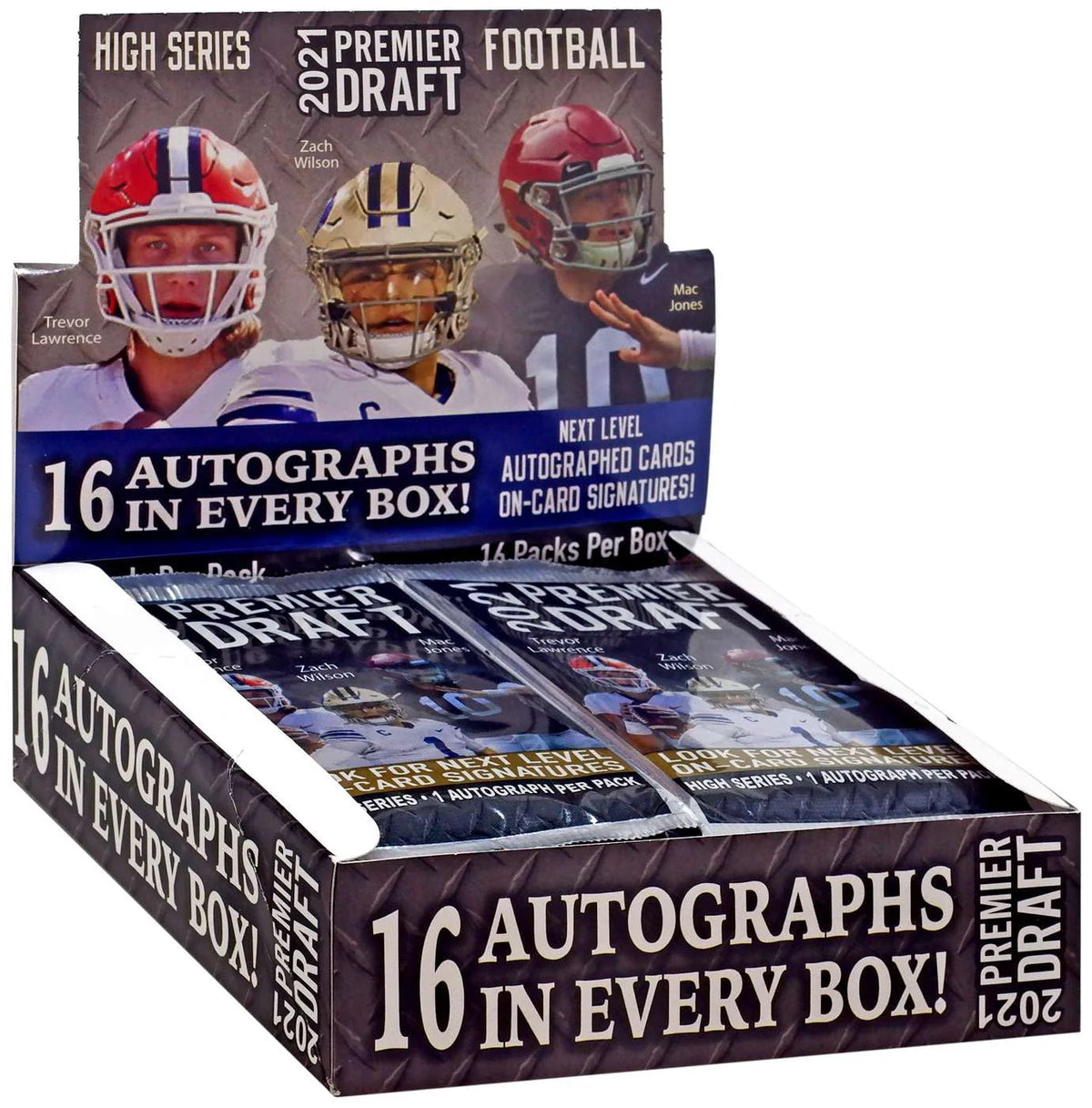 Football Trading Card Hobby Box 16 Packs I334