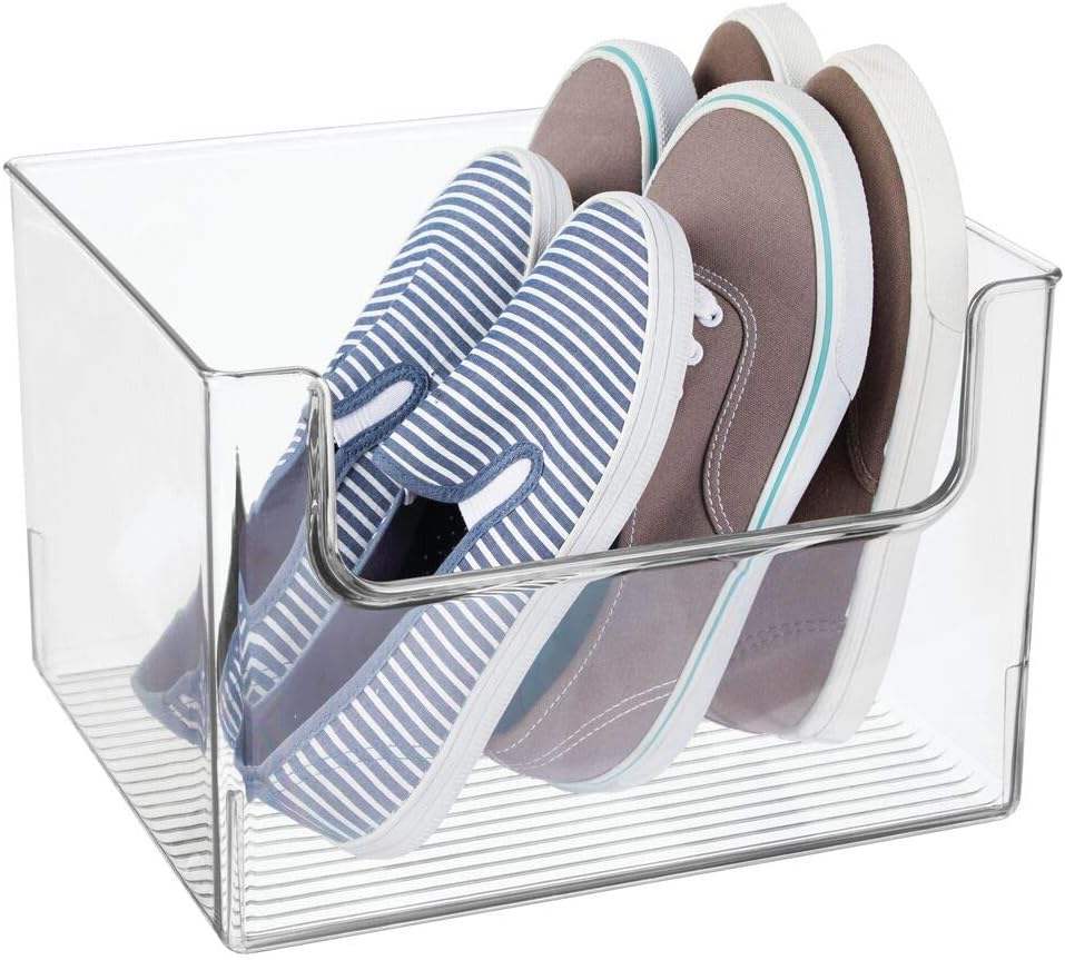Clear Plastic Storage Basket Bin 8 Pack I73077