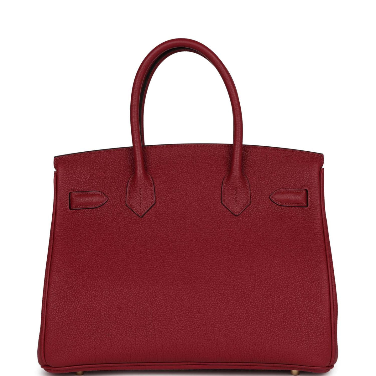 Rouge Grenat Togo Leather Bag X231041