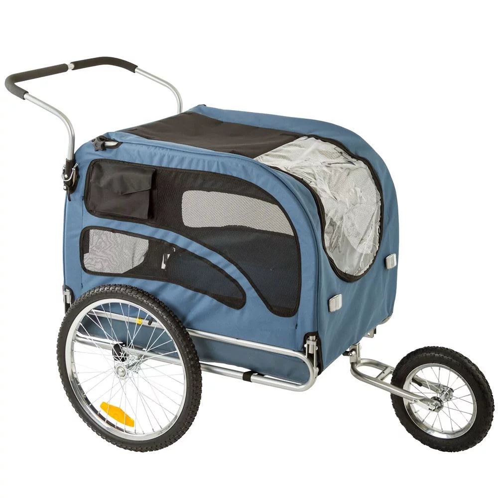 Blue Bicycle Dog Trailer Carrier S5504