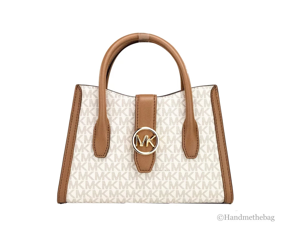 Vanilla PVC Satchel Crossbody Bag P799