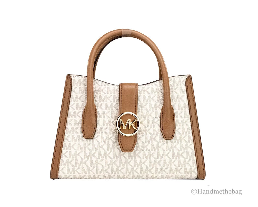 Vanilla PVC Satchel Crossbody Bag P799