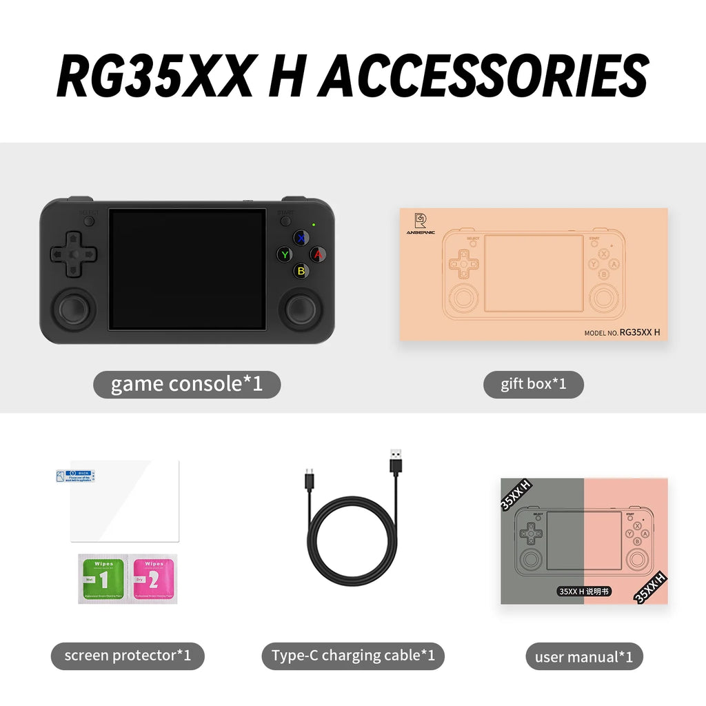 Handheld Game Console 3.5 inch IPS Screen 3300mAh 64G A26697