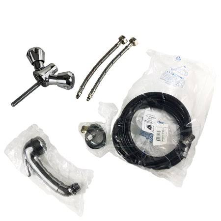 Chrome Handle with Black Nylon Hose N729940