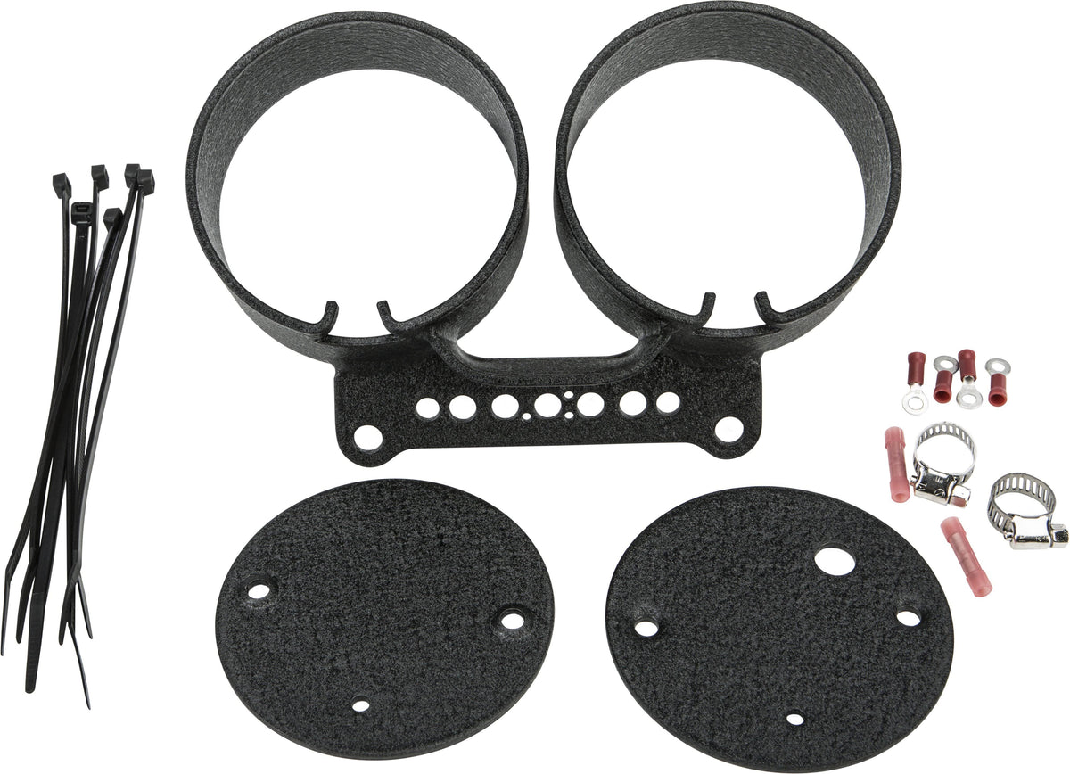 Dual Gauge Mount Bracket Kit Black N10083