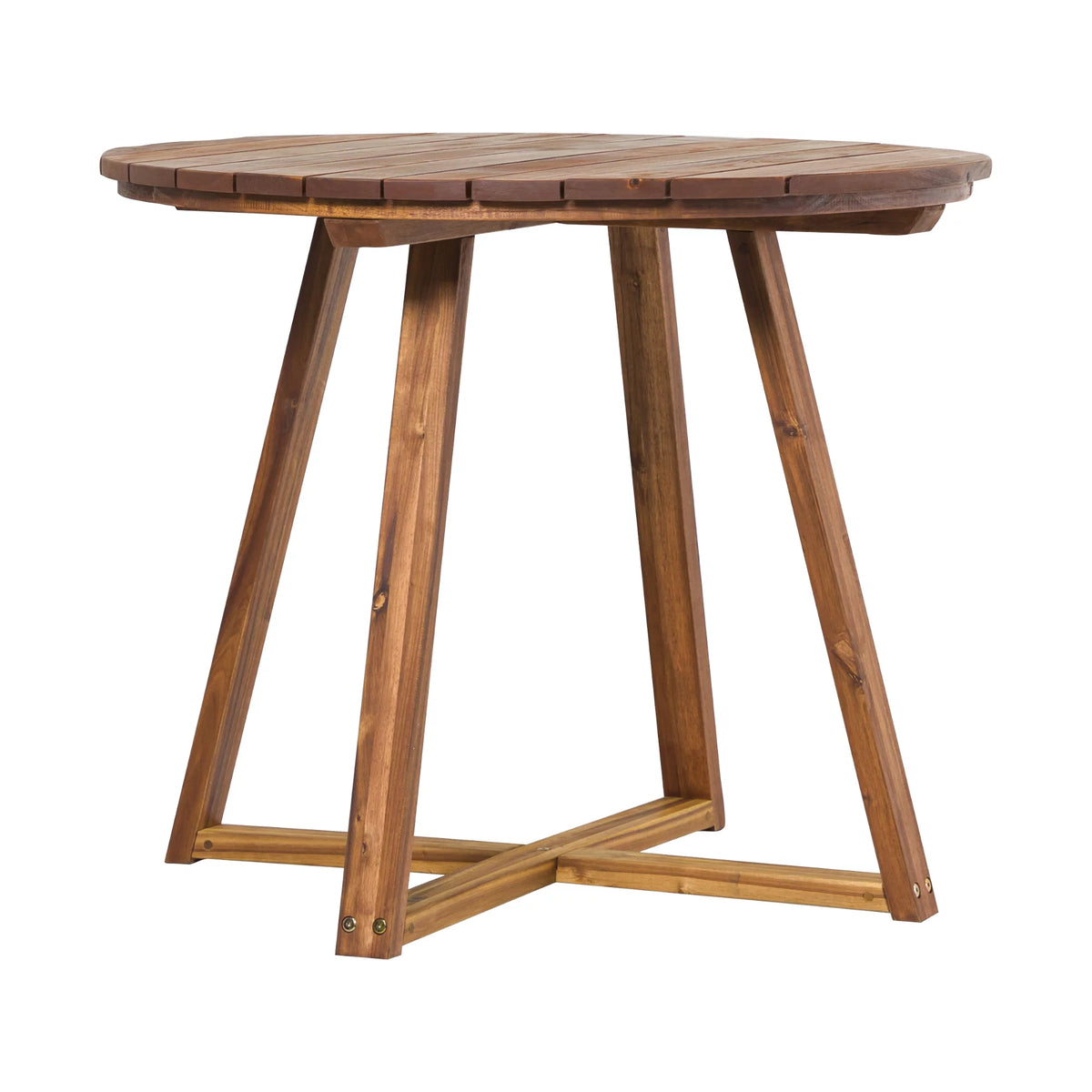 30” Solid Acacia Wood Outdoor Dining Table N7394