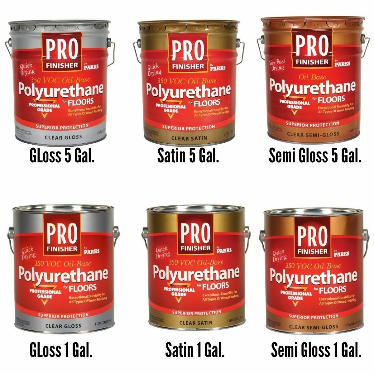 1 gal. Clear Gloss Oil-Based Polyurethane C77256