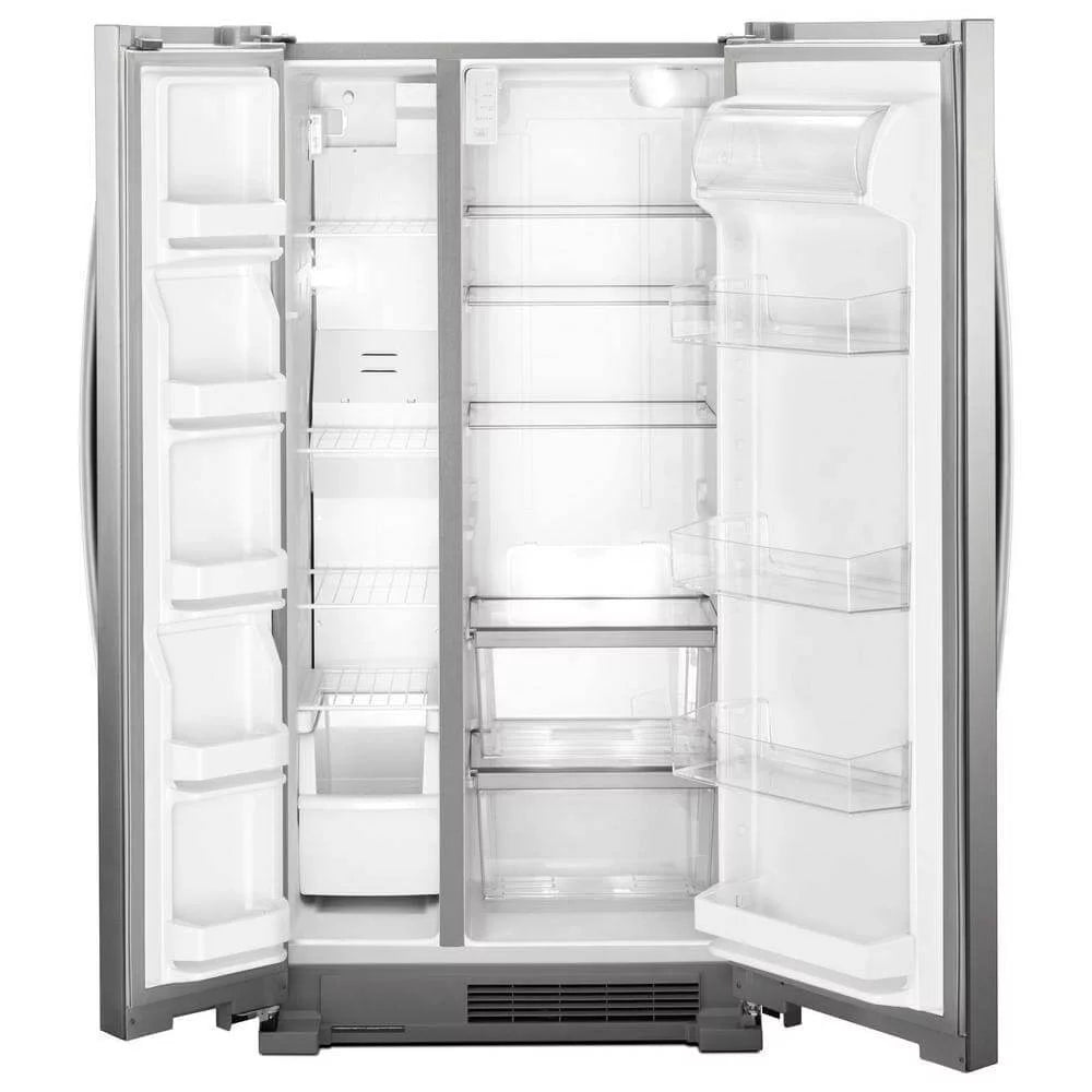 Side by Side Freestanding Refrigerator White S482