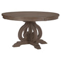 Wood Round Dining Table A286