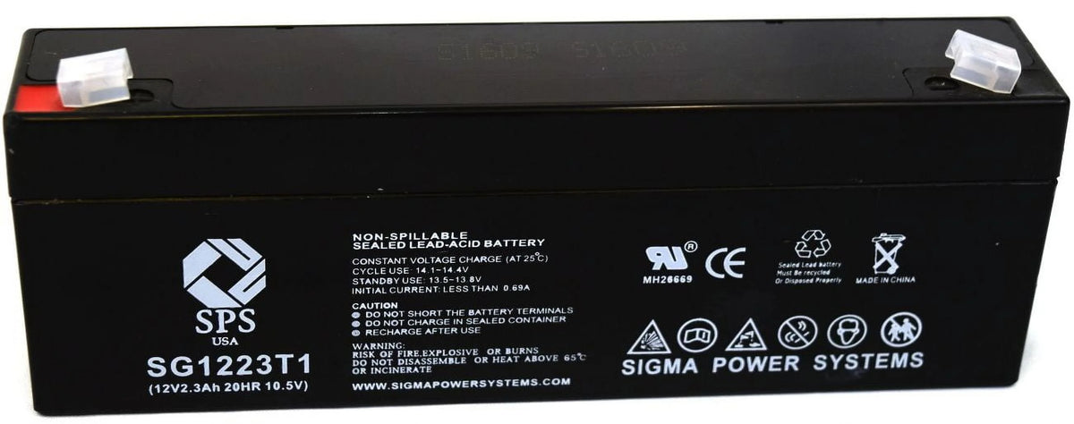 12V 2.3 Ah Replacement Battery (3 Pack) D5607