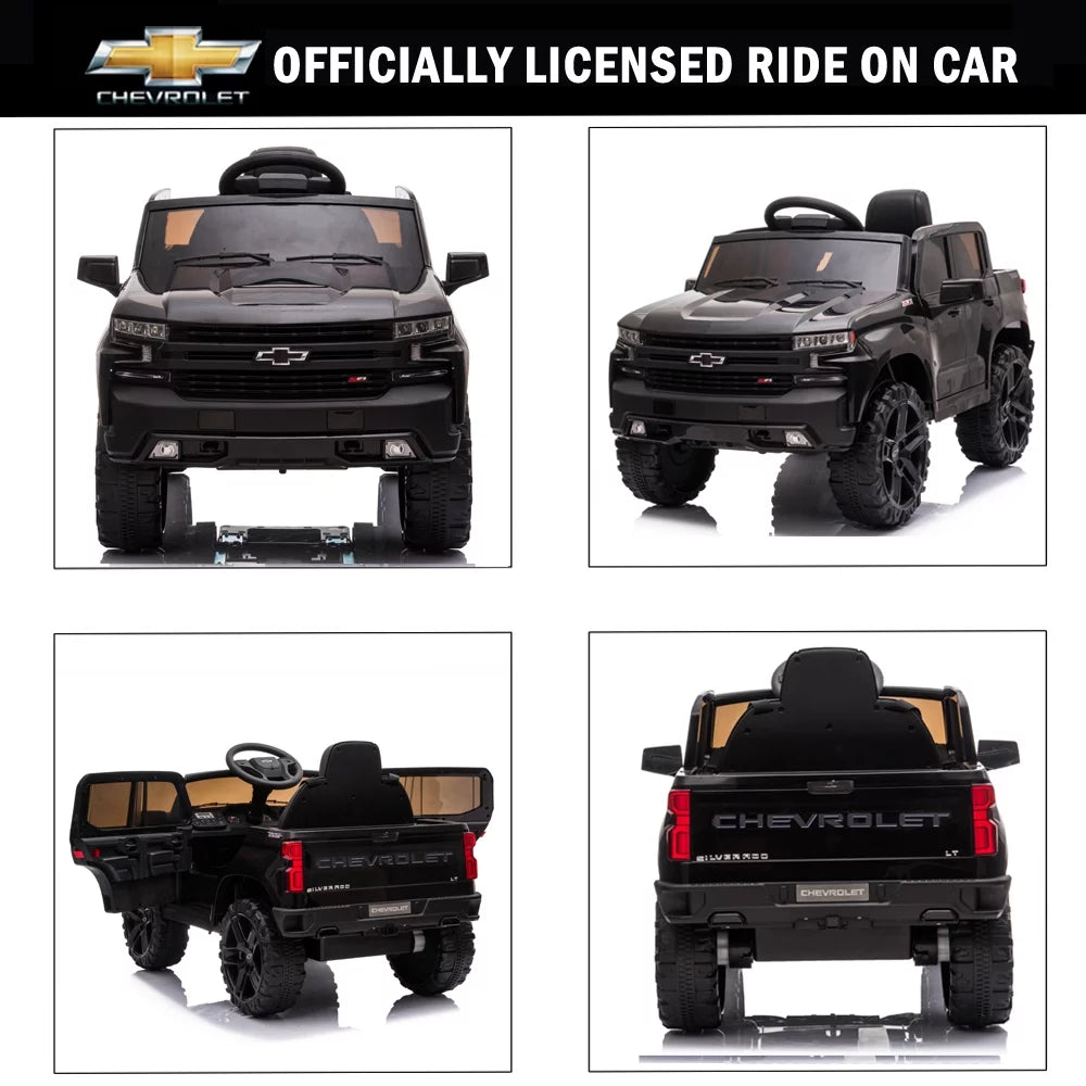 12V White Ride on Truck with Remote Control A903