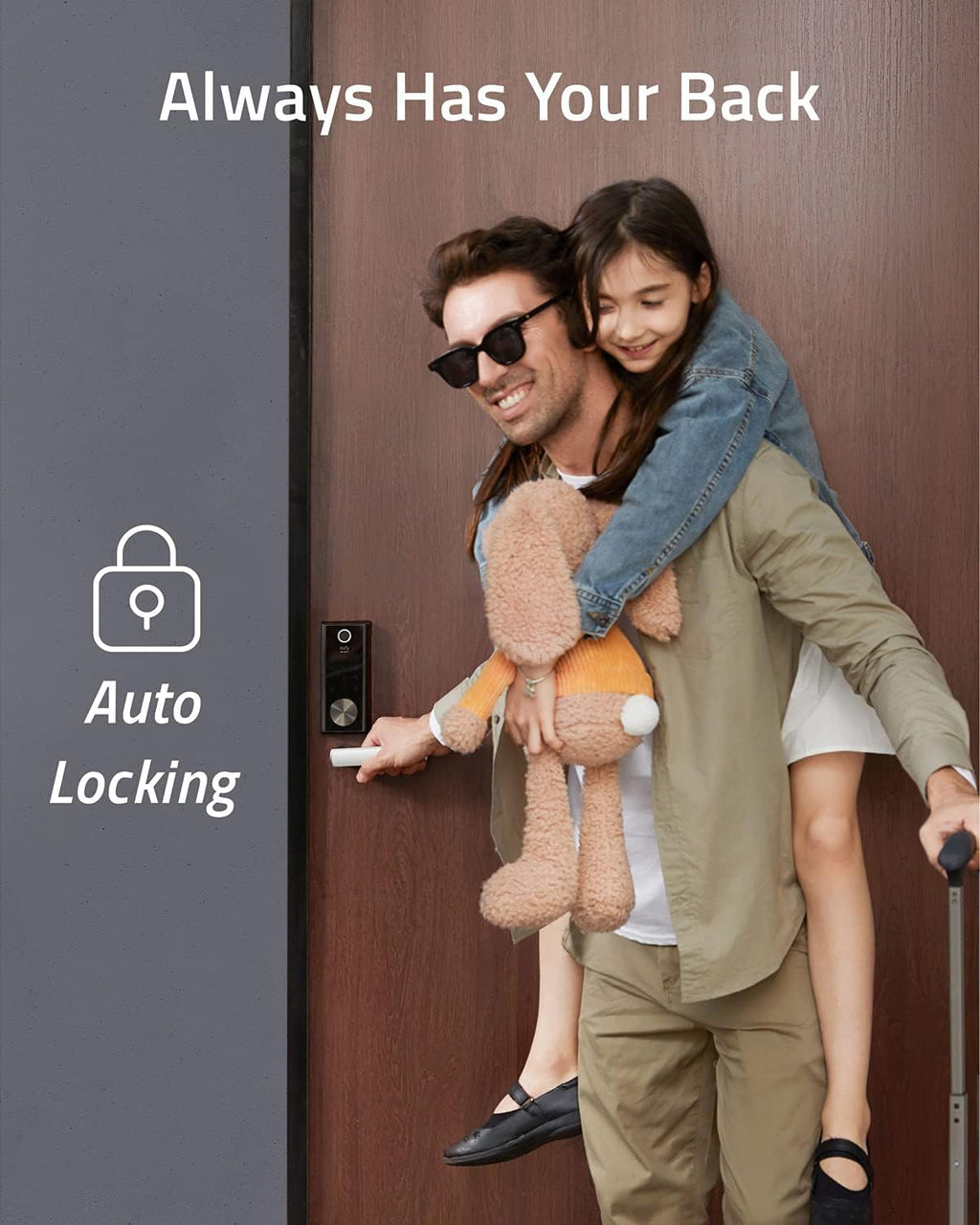 Smart Lock Touch & Wi-Fi Fingerprint Keyless Entry Door Lock V7385