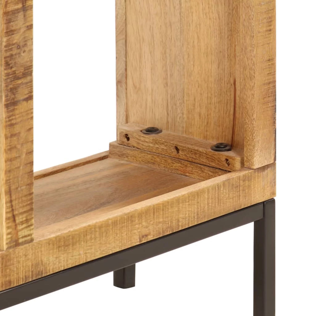 Wooden Sideboard with 8 Storage Compartments Mango Wood Console Table W202330