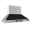 48 Wall Mount Range Hood 1,200 CFM Black Z475668