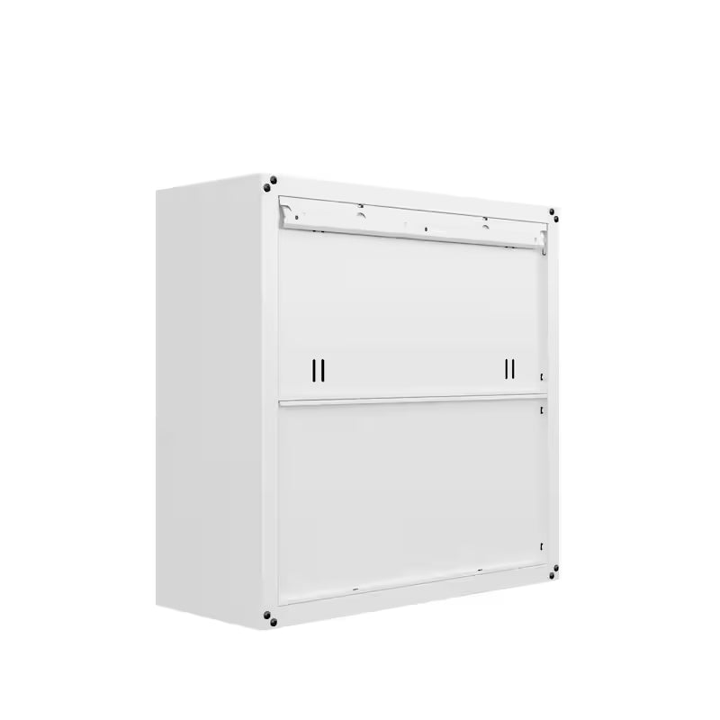 30 in. 2-Shelf Wall Mount Metal Garage Cabinet in White R556