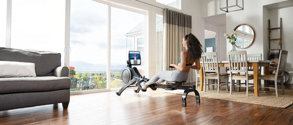 Rower with Display and Tablet Holder U981055