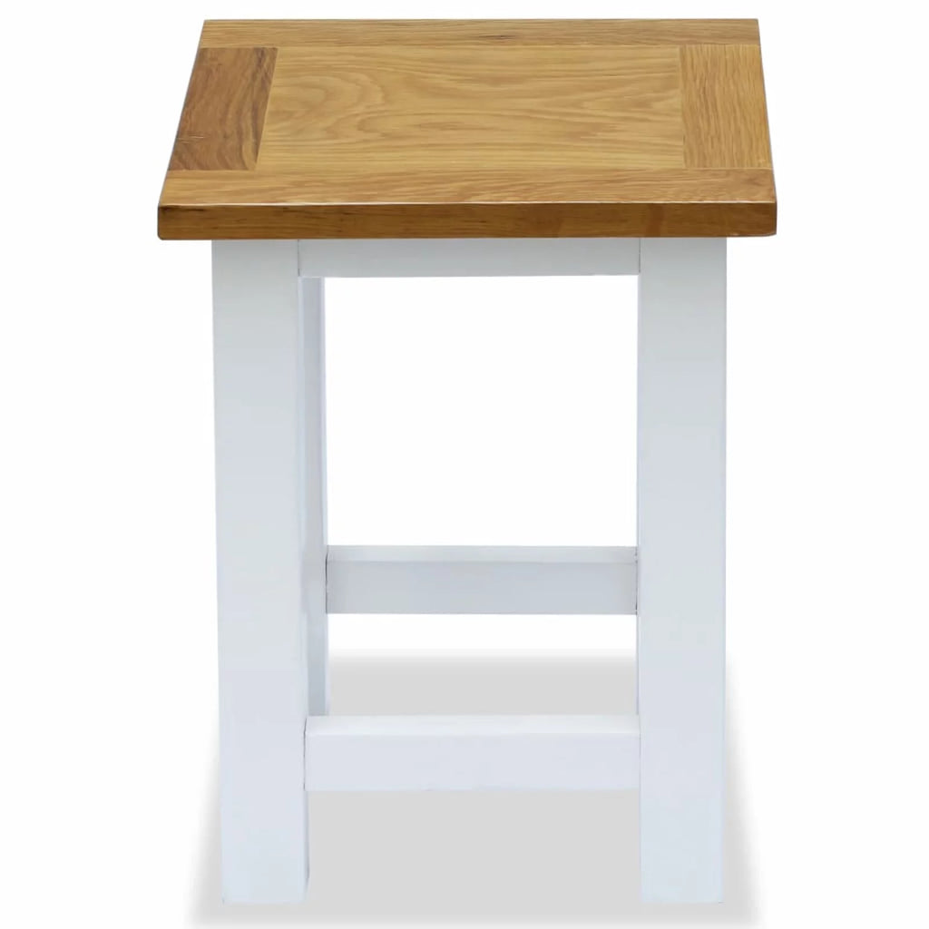 Solid Oak Wood End Table X644940
