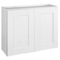White Shaker Tall Wall Kitchen Cabinet 30x24x12 E958159