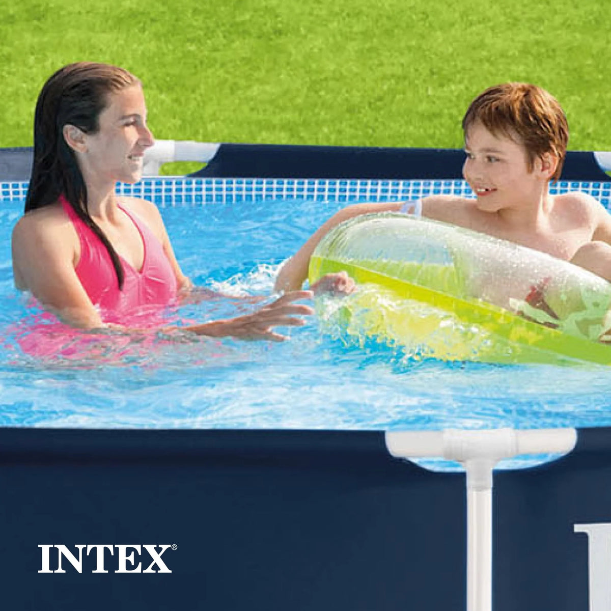 Metal Frame Above Ground Swimming Pool with Pump S2352