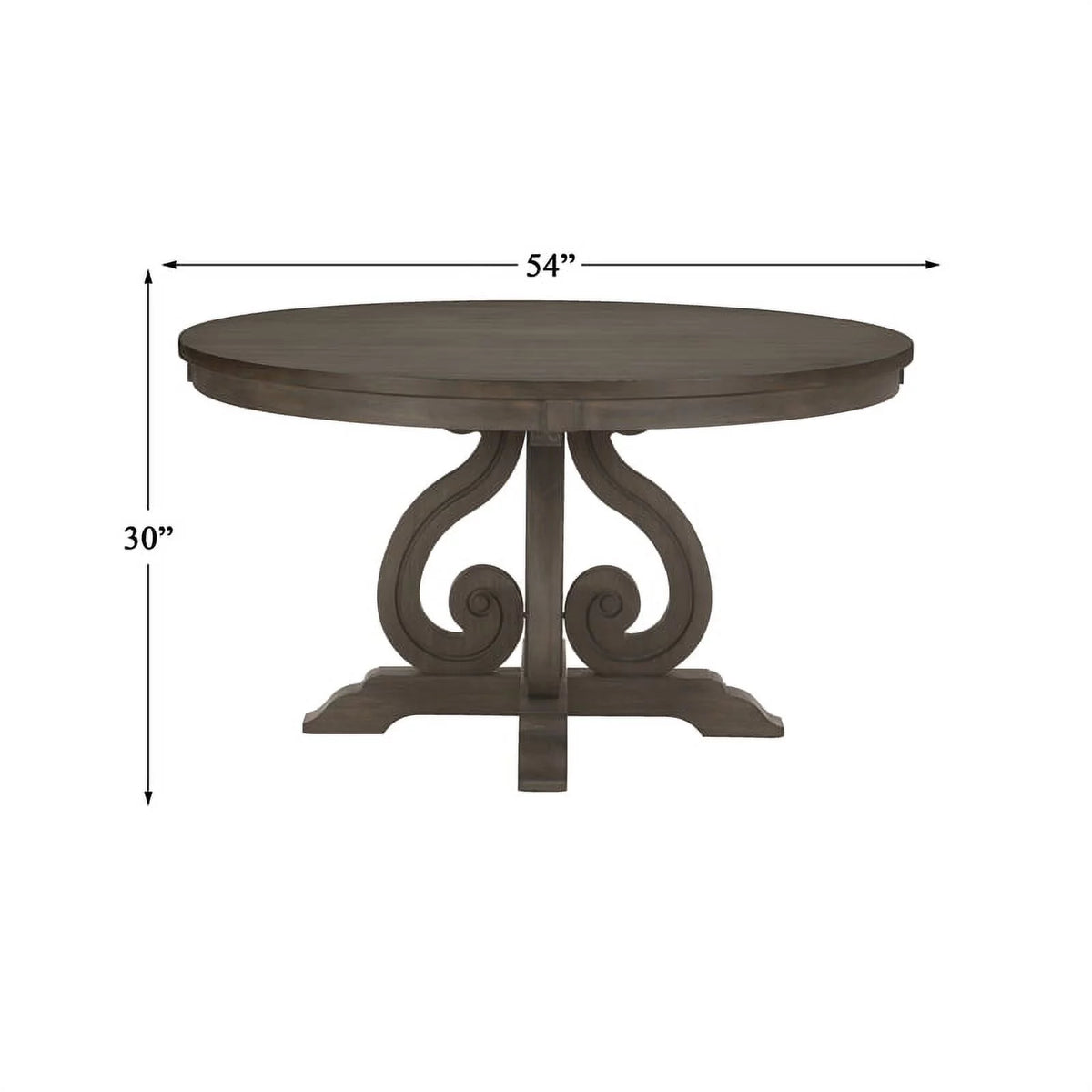 Wood Round Dining Table A286
