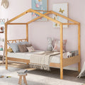 Twin Size Wood House Bed with Storage S69669