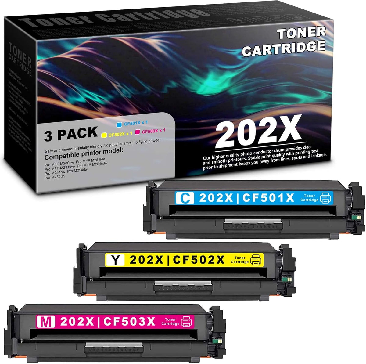 3 Pack Compatible Toner Cartridge Replacement S5746