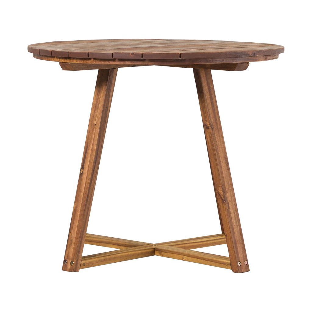 30” Solid Acacia Wood Outdoor Dining Table N7394